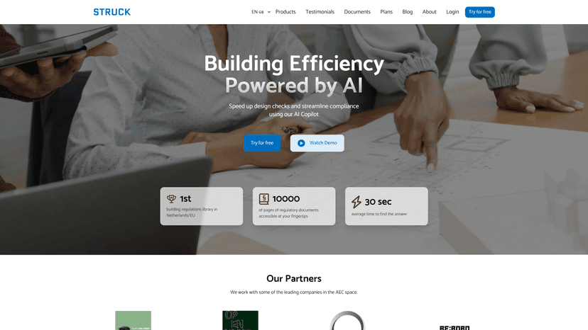 Struck Website
